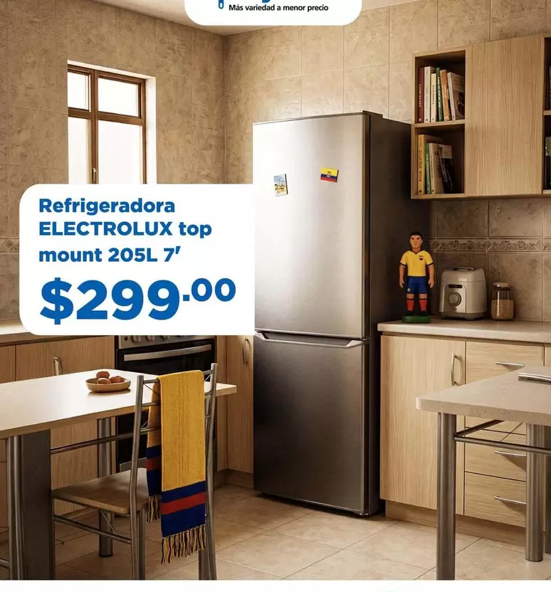 Refrigeradora top mount