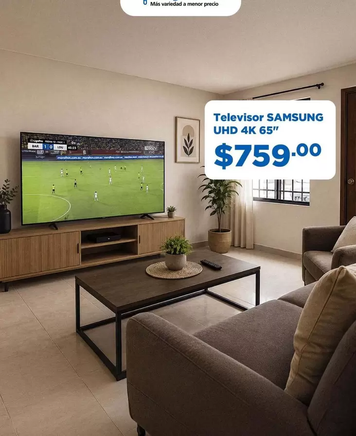 Samsung - Televisor UHD 4K 65"