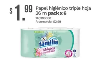 Familia - Papel higiénico triple hoja