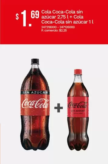 Coca Cola - Cola sin azúcar