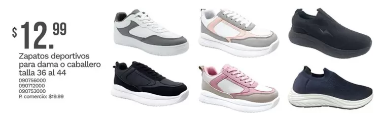 Zapatos deportivos para dama o caballero talla 36 al 44