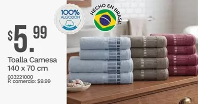 Brasil - Toalla Camisa 140 x 70 cm