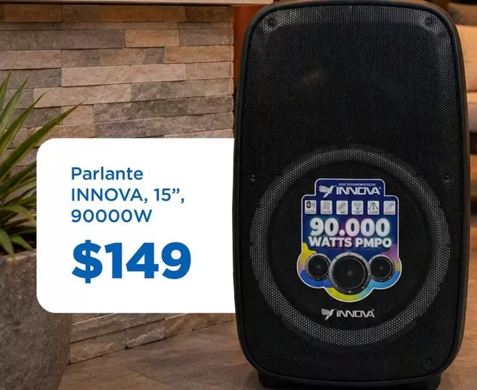 Innova - Parlante 15", 90000W