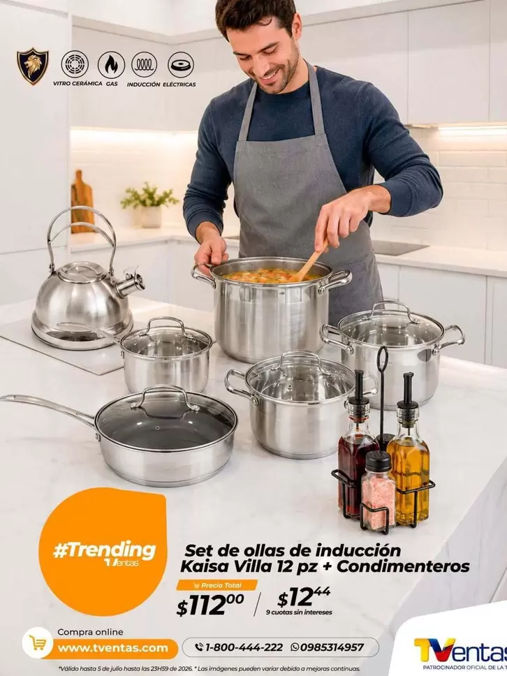 Imágenes - Set de ollas de inducci
Kaisa Villa 12 pz