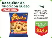 Rosquitas de yuca con queso