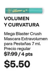 Crush - Mega Blaster  Mascara Extravolumen para Pestañas 7 ml.