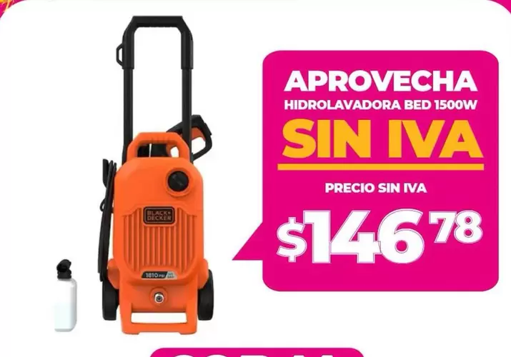 HIDROLAVADORA BED 1500W