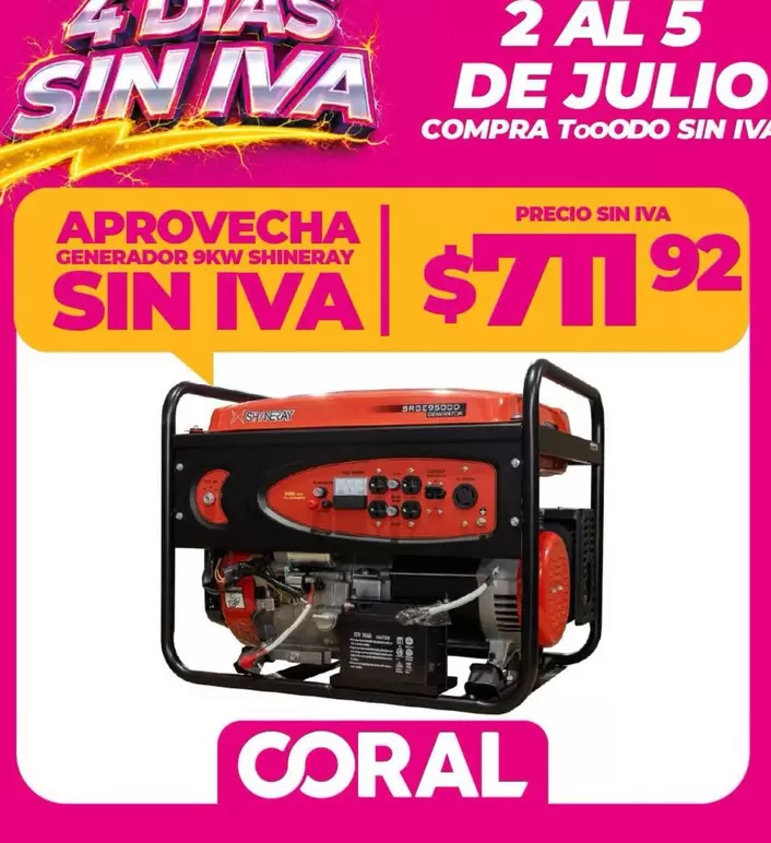 GENERADOR 9KW