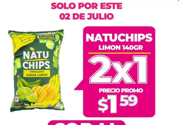 NATUCHIPS LIMON