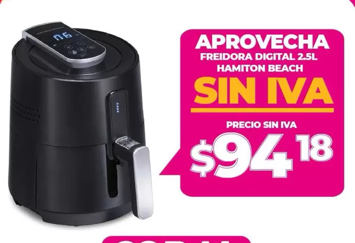 FREIDORA DIGITAL 2.5L
