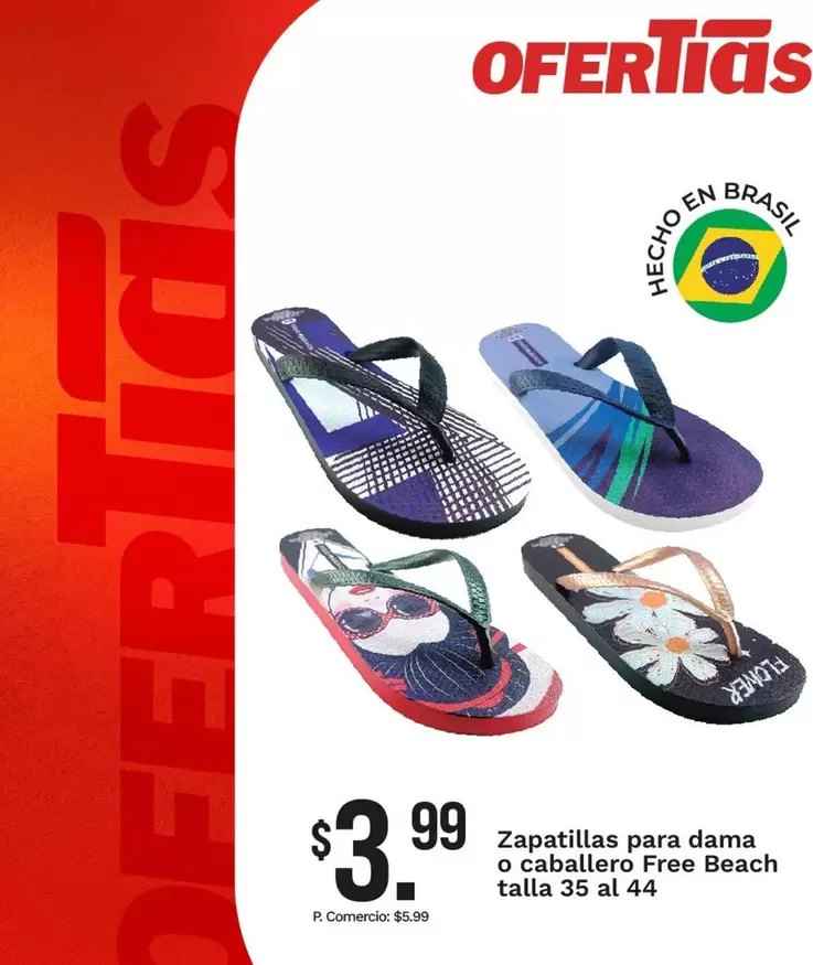 Free - Zapatillas para dama o caballero  Beach