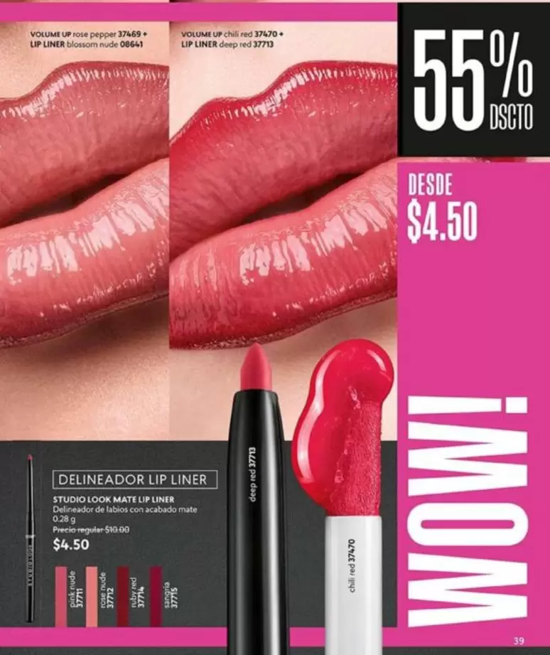 Avon - STUDIO LOOK MATTE LIP LINER