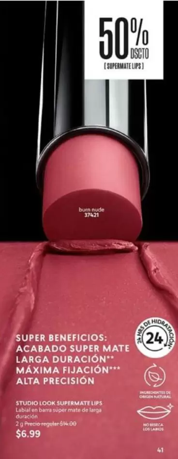 mate - STUDIO LOOK SUPERMATTE LIPS