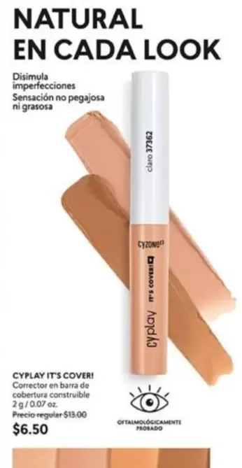 CYPLAY IT'S COVER! Corrector en barra de cobertura construible