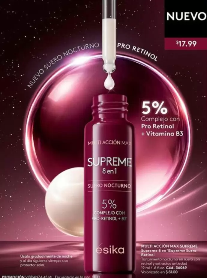 Pro - SUPREME 8 en 1 SUERO NOCTURNO