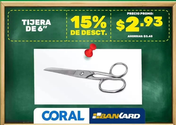 TIJERA DE 6"