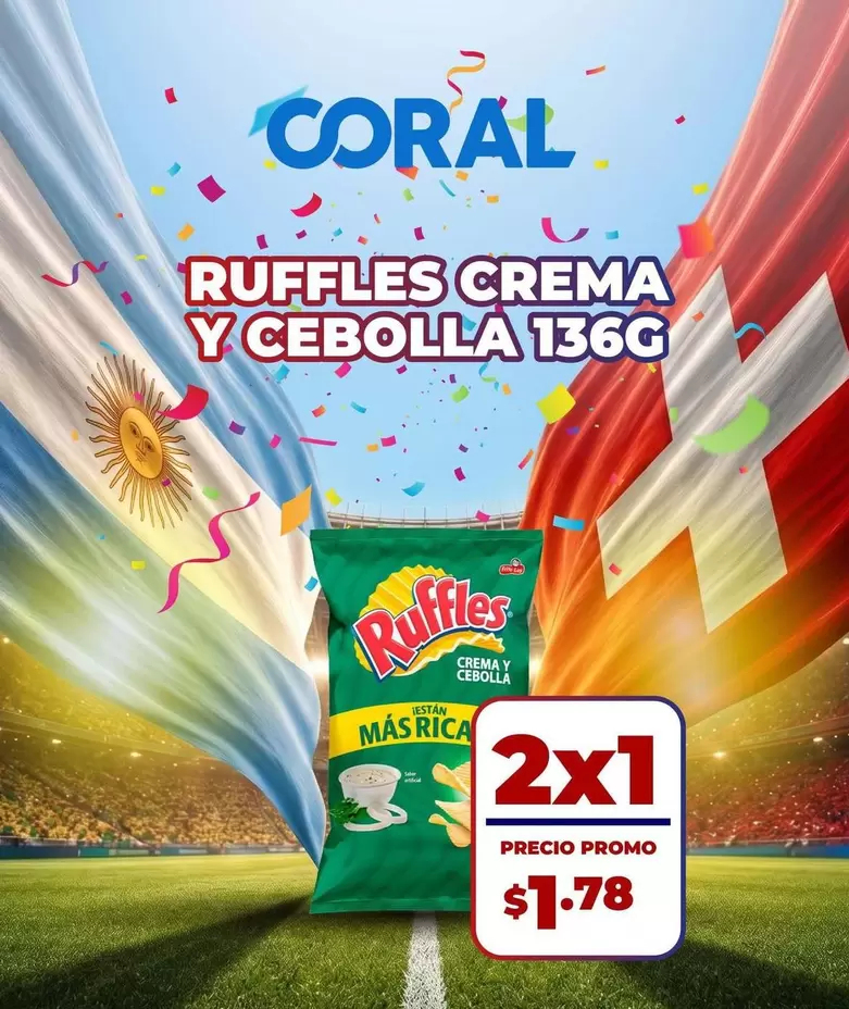 RUFFLES CREMA Y CEBOLLA
