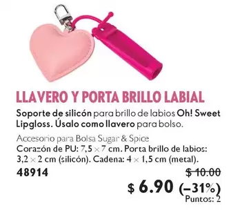 Porta - LLAVERO Y PORTA BRILLO LABIAL 48914