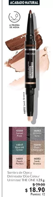 Perfect - Sombra de Ojos y Delineador Dos Colores Unlimited THE ONE