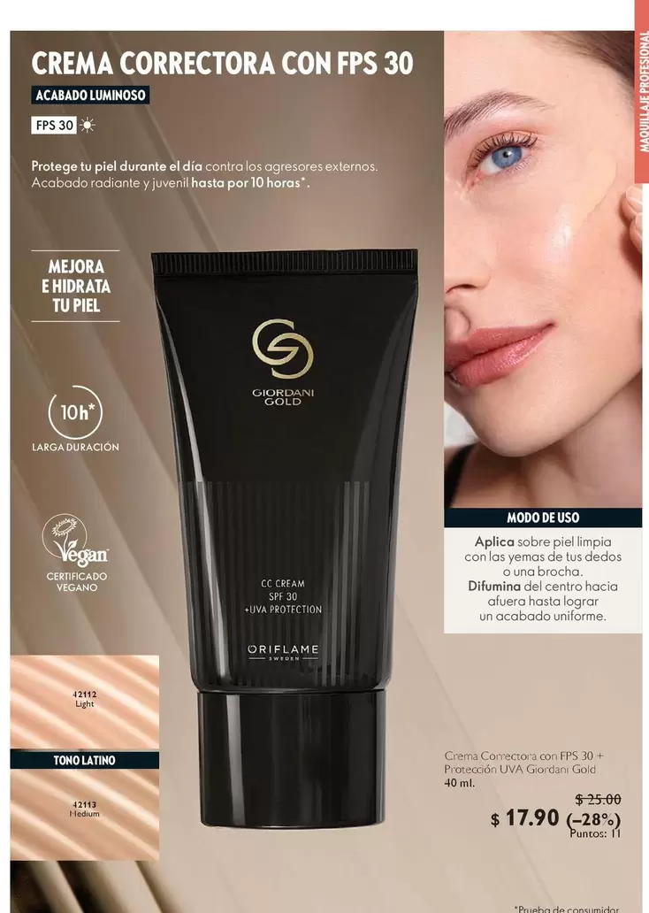 Oriflame - Crema Correctora con FPS 30