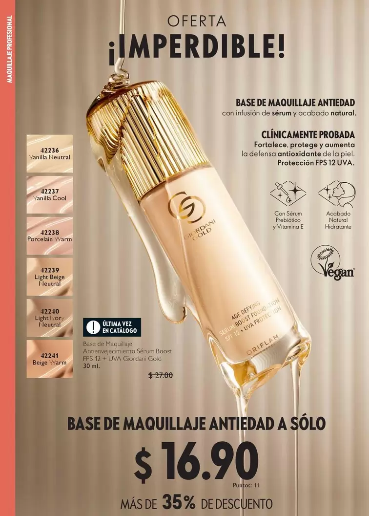 Pro - BASE DE MAQUILLAJE ANTIEDAD
