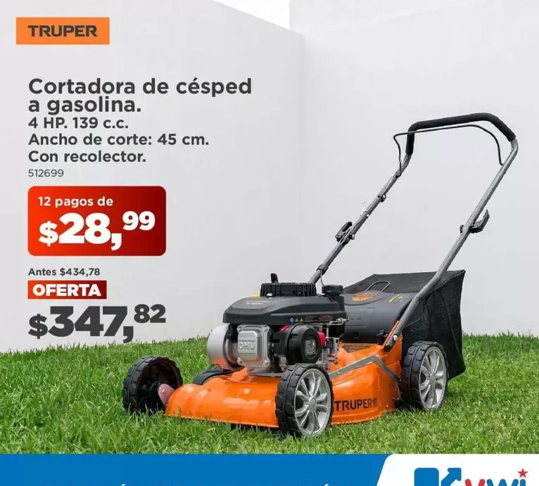 HP - Cortadora de césped a gasolina