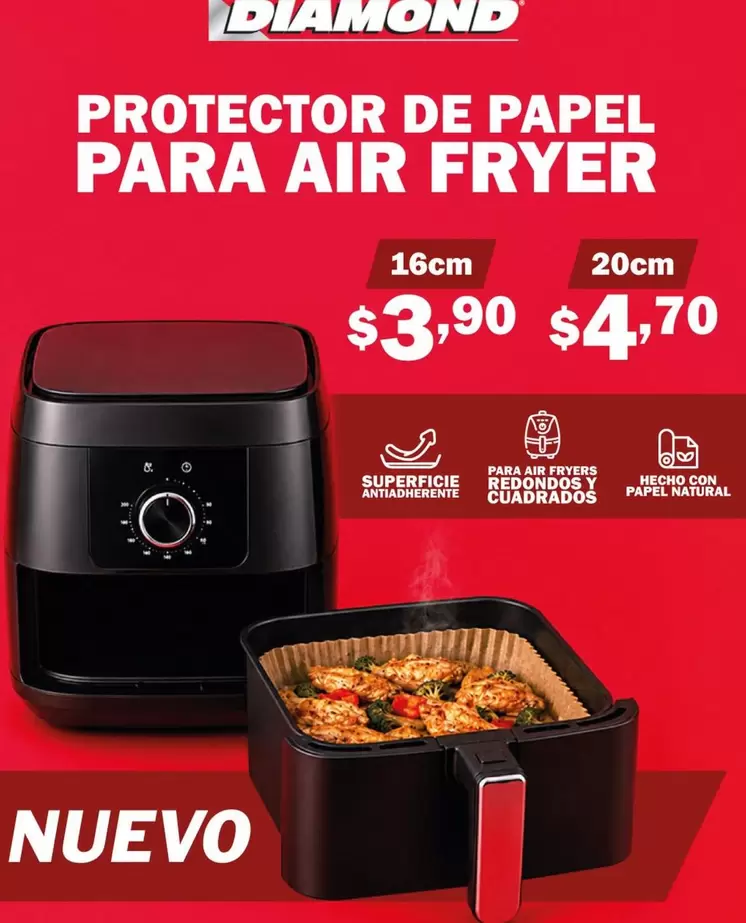 PROTECTOR DE PAPEL PARA AIR FRYER