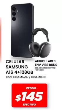 Samsung - CELULAR A16 4+128GB cod:1CSAM5797 / 1CSAM9316