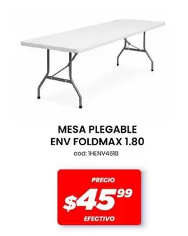 MESA PLEGABLE ENV FOLDMAX 1.80 cod: 1HENV4618