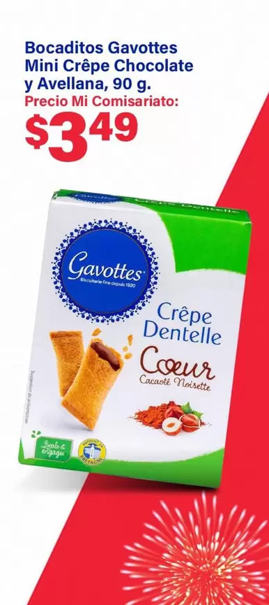Bocaditos Gavottes Mini Crêpe Chocolate y Avellana