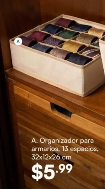Organizador para armarios
