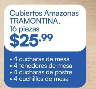 amazonas - Cubiertos Amazonas