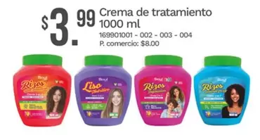BOD - Crema de tratamiento 1000 ml 169901001-002-003-004