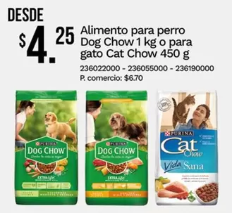 Gato - Alimento para perro Dog Chow 1 kg o para gato Cat Chow 450 g