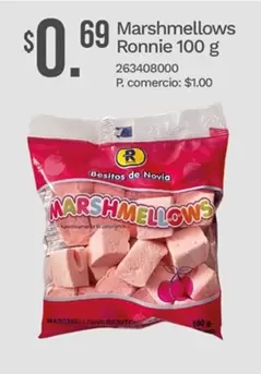 Marshmallows Ronnie 100 g 263408000