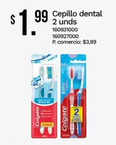 Cepillo dental 2 unds 160931000 160927000