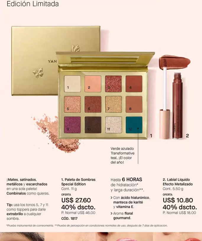 Yanbal - 1. Paleta de Sombras Special Edition Cnt. 11g COD. 1817