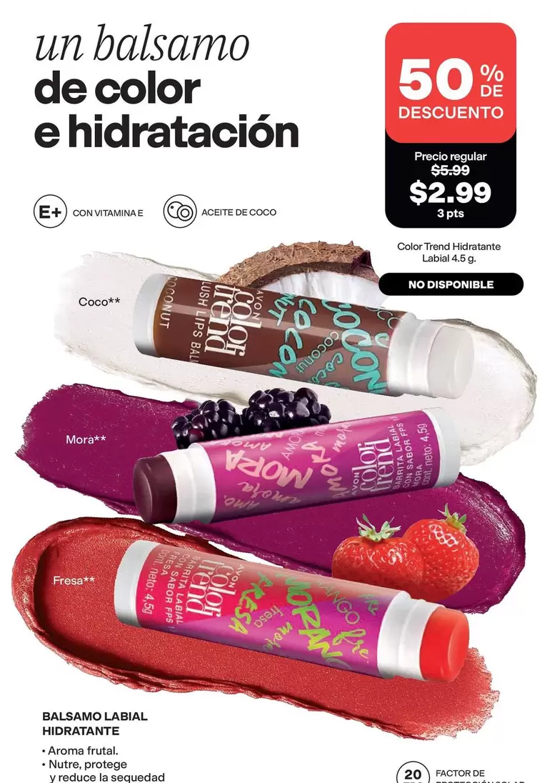 Avon - Balsamo Labial Hidratante