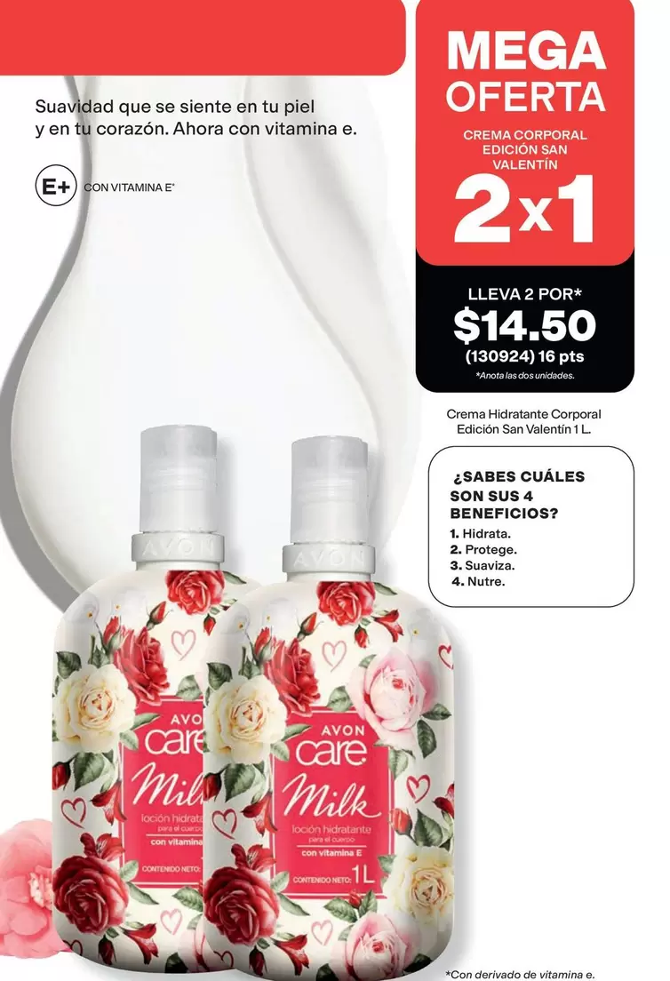 Avon - CREMA CORPORAL EDICIÓN SAN VALENTÍN