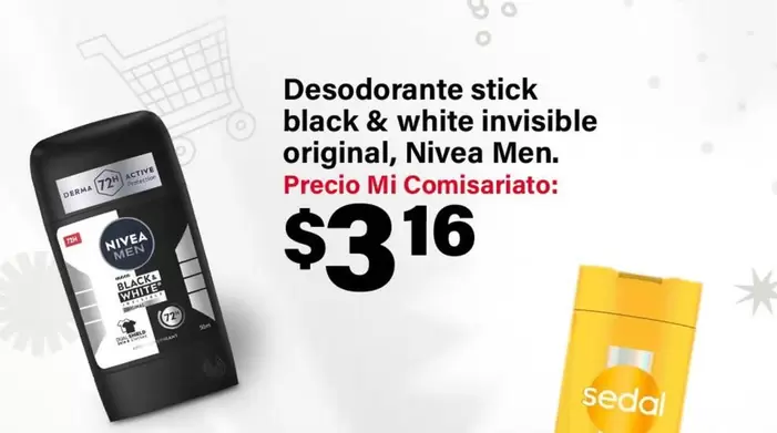 Desodorante stick black & white invisible original