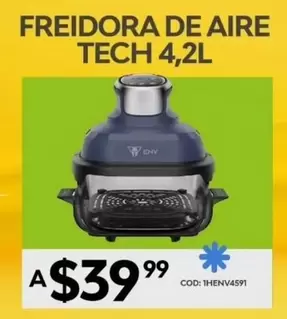 FREIDORA DE AIRE TECH 4,2L