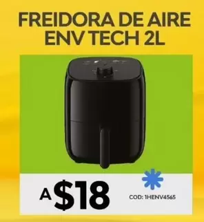 FREIDORA DE AIRE ENV TECH 2L