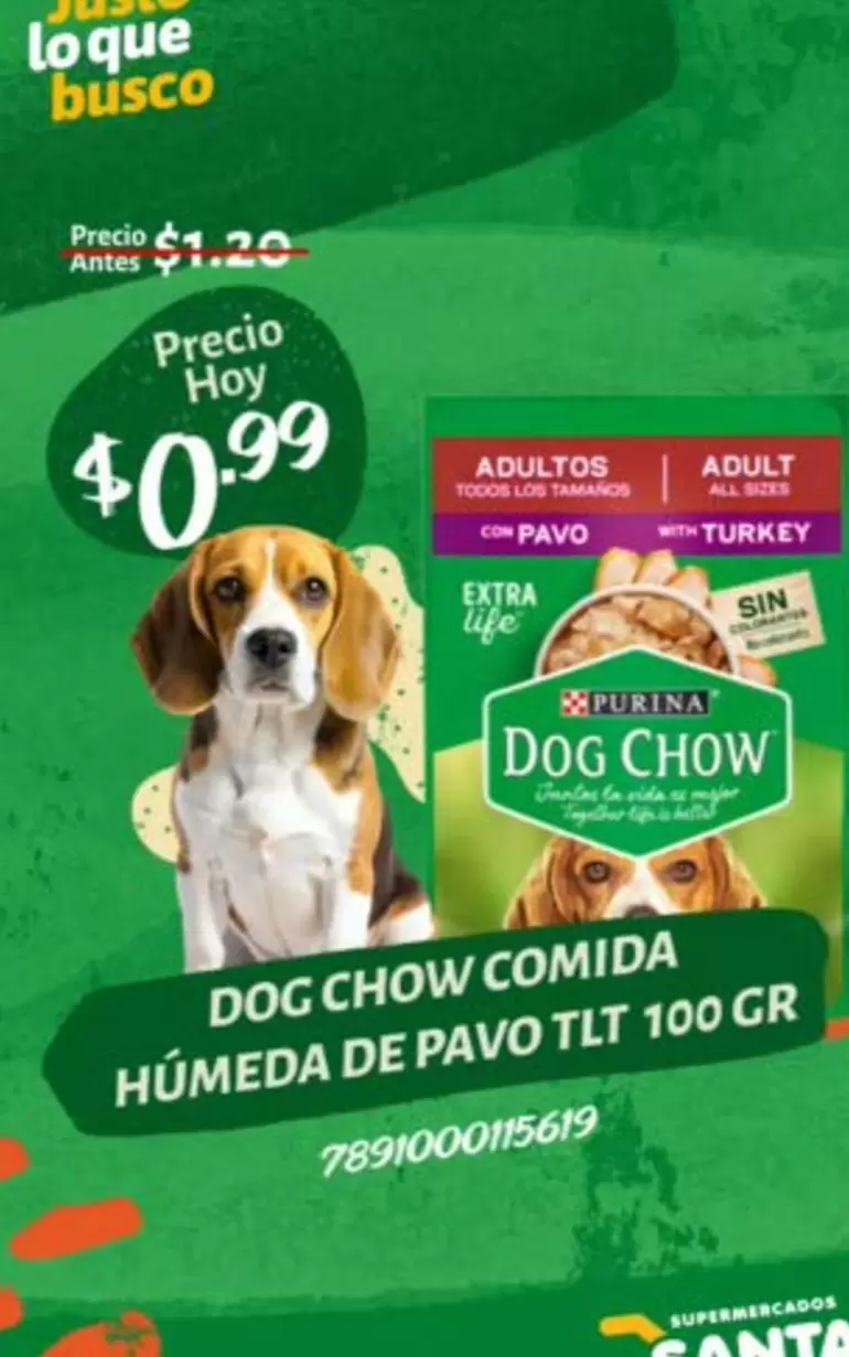 COMIDA HÚMEDA DE PAVO TLT 100 GR
