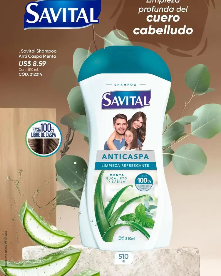 Shampoo Anti Caspa Anticaspa Limpieza Refrescante