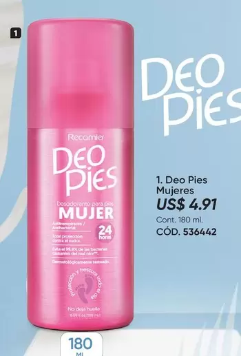 Dia - Deo Pies Mujeres