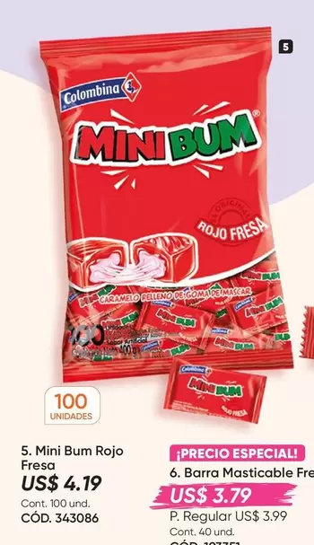 Rojo - 5. Mini Bum Fresa