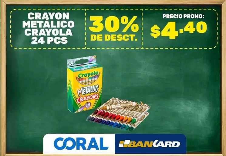 CRAYON METÁLICO CRAYOLA 24 PCS