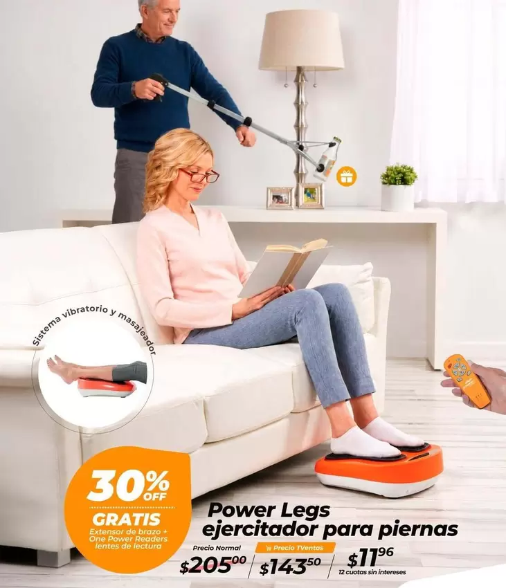 Sistema - Power Legs Ejercitador para piernas