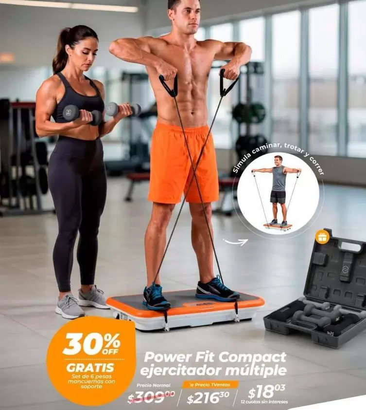 Power Fit Compact Ejercitador Múltiple