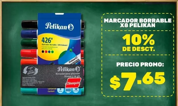 Marcador Borrable